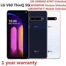 New Sealed LG V60 ThinQ 5G LM-V600AM V600TM V600VM 128GB Unlocked  Smartphone | eBay